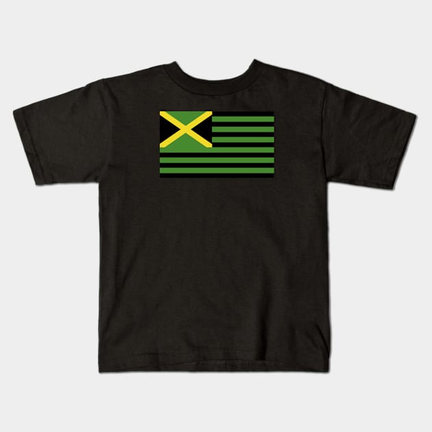 United States of Jamaica Kids T-Shirt by UStshirts